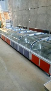 خط تولید یخچال مرغ و ماهی در کارخانه